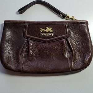 Coach Leather Wristlet
